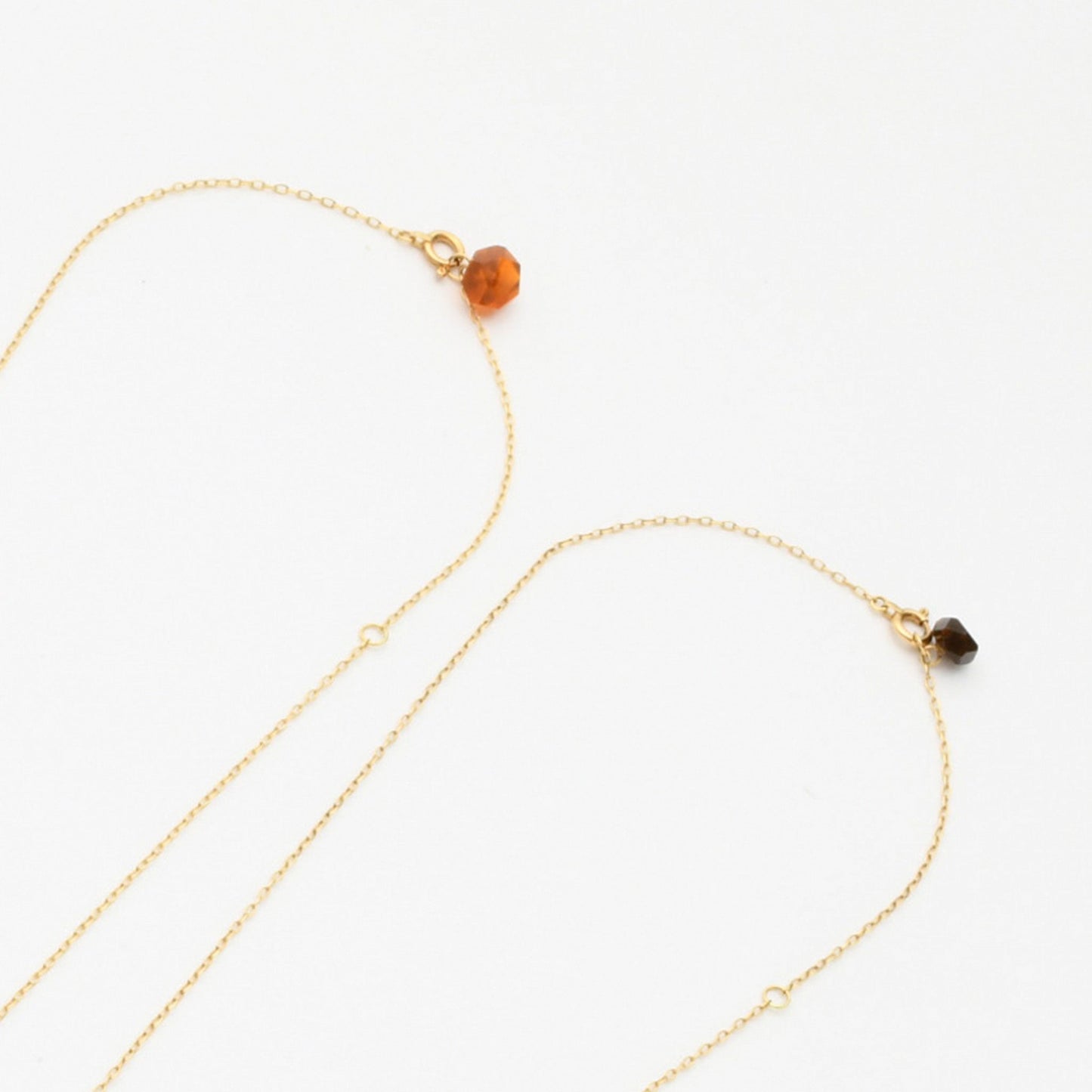 【Amberlogue】Amber Square Necklace (Made in Japan, Iwate)