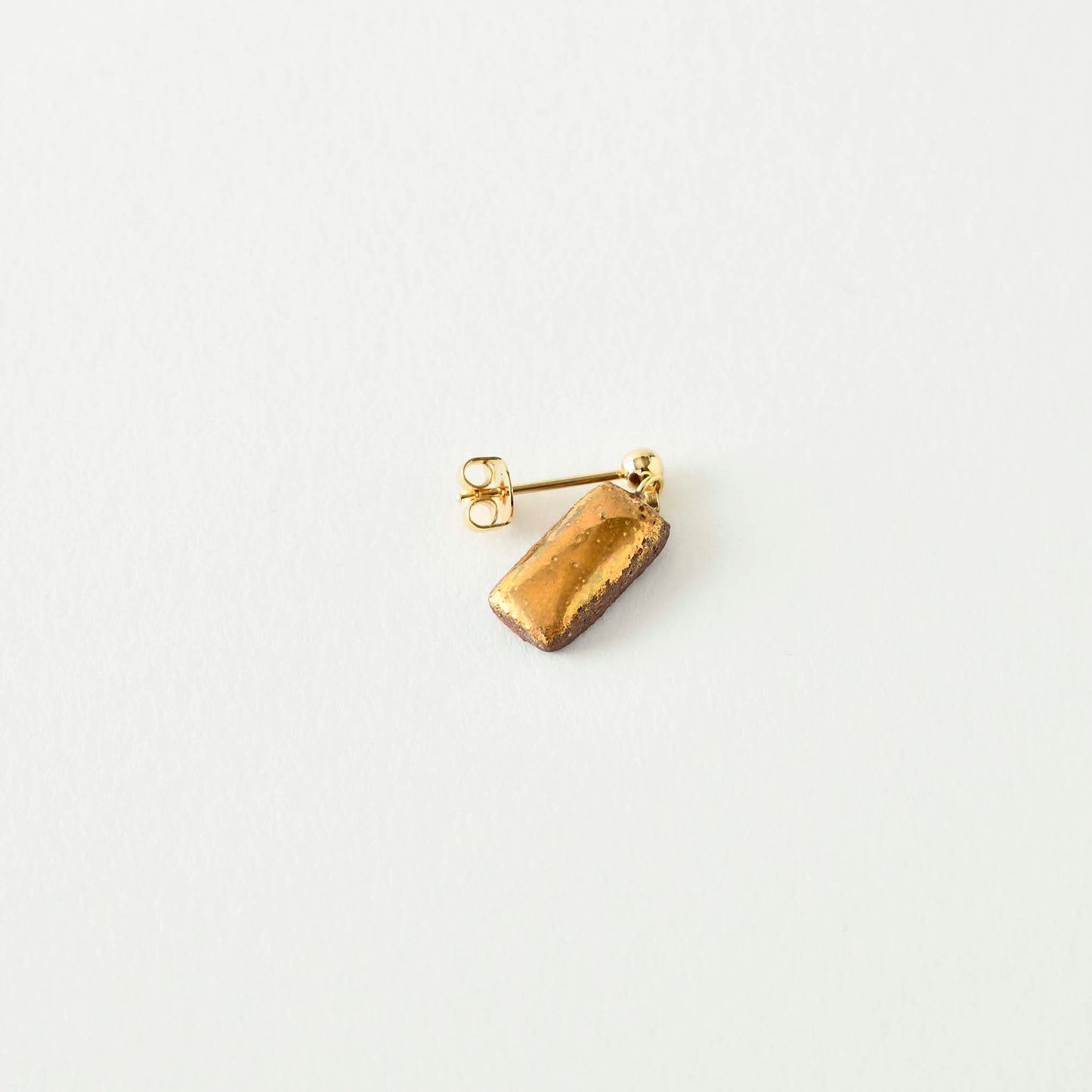 【Northern Blue】Shiraiwa Ware Tsukiakari Earrings - Moon Light S65 (Made in Japan, Akita)