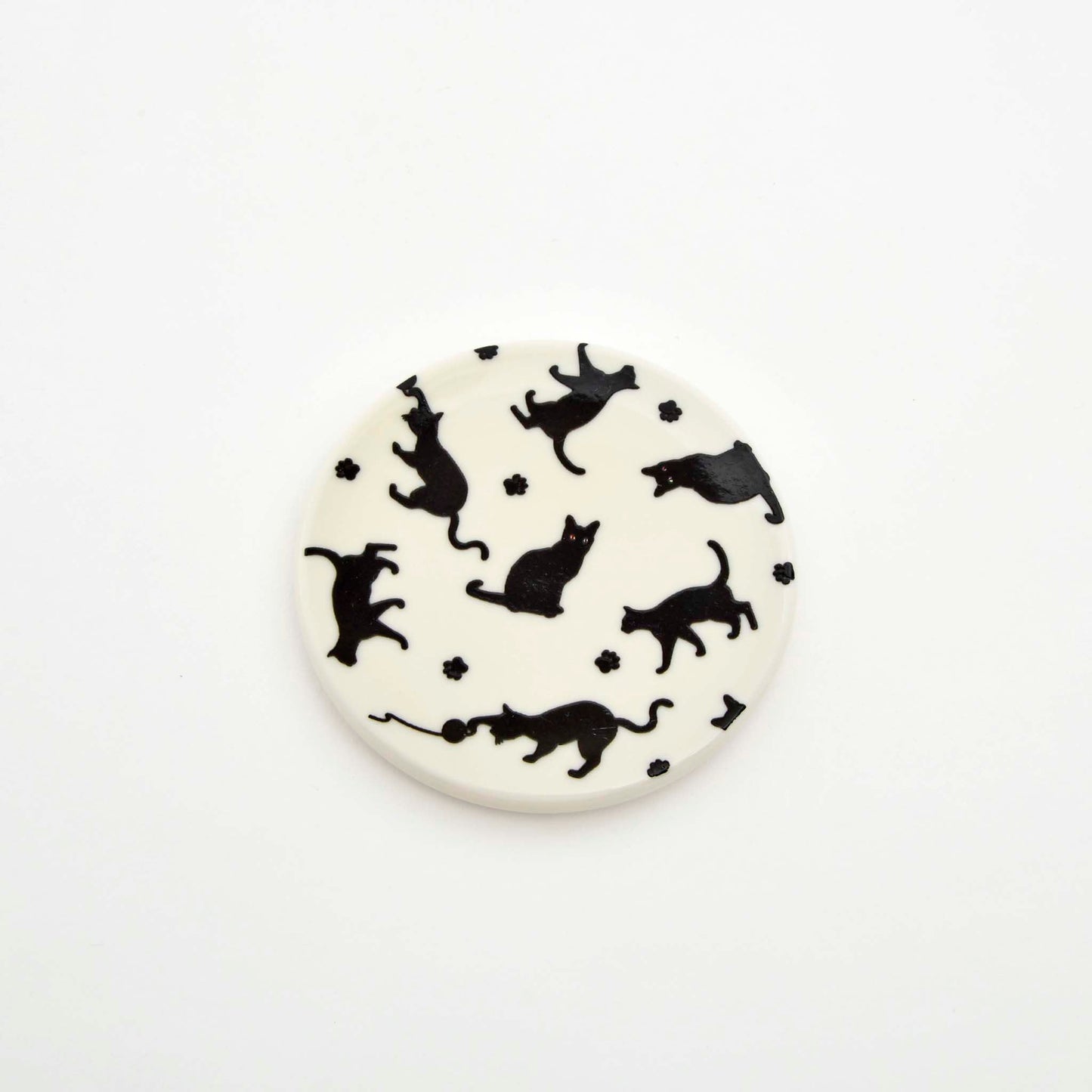 【MARUMO TAKAGI】Heat-sensitive Color & Design Change Mug Lid Cat pattern (Made in Japan, Gifu)