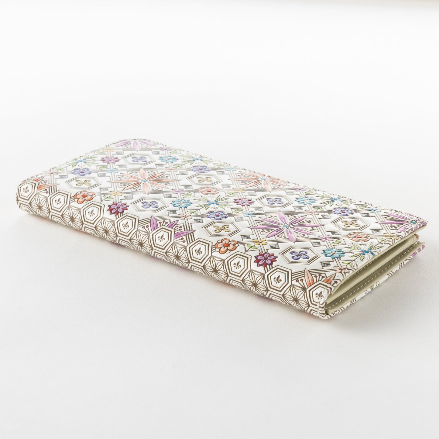 L-shaped Zipper Long Wallet Hanabishi