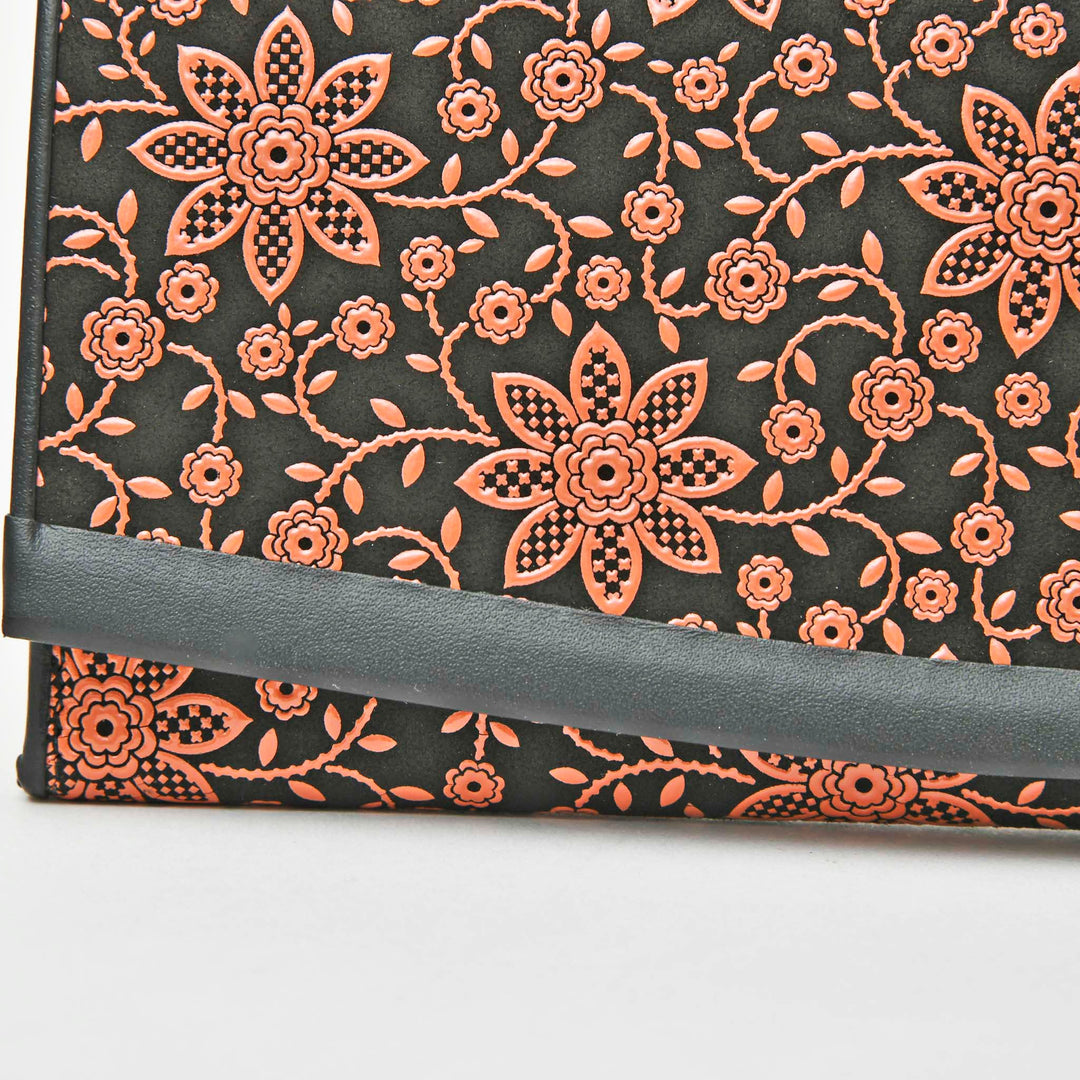 【Indenya】Inden Long Wallet with Cover - Flower (Made in Japan, Yamanashi)