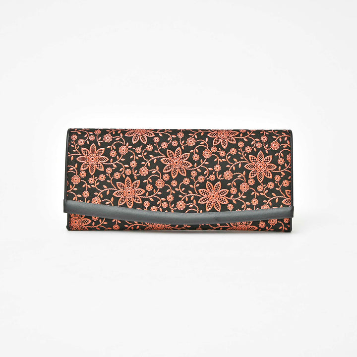 【Indenya】Inden Long Wallet with Cover - Flower (Made in Japan, Yamanashi)