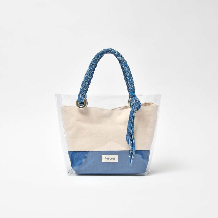 【POOLOCE】Denim Clear Bag (Made in Japan, Hiroshima)