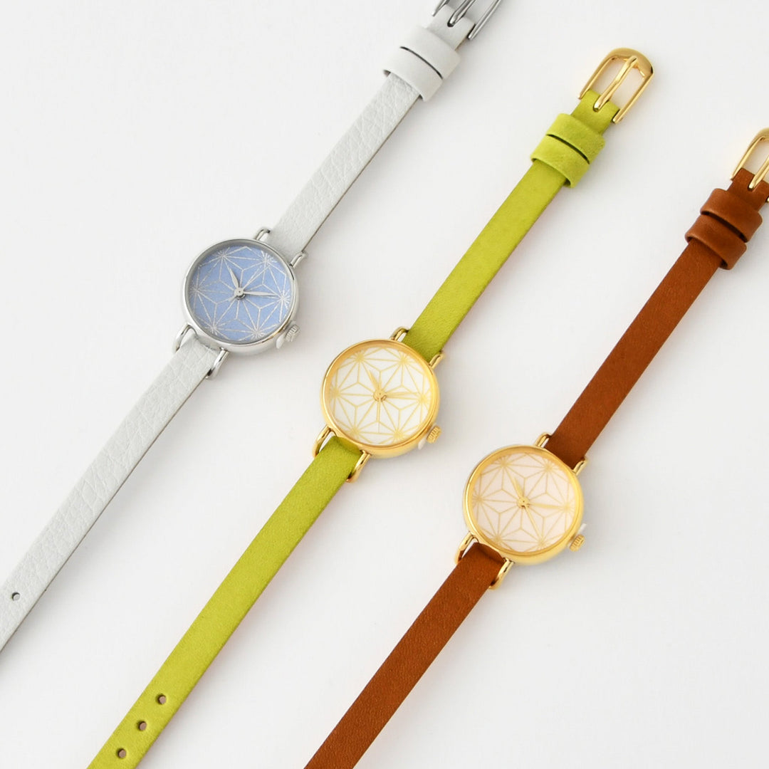 Hanamokkoはなもっこ Hakumon Wristwatch (Made in Japan, Ishikawa)