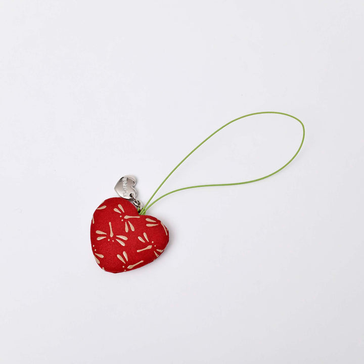 【Indenya】Inden Heart Charm Strap (Made in Japan, Yamanashi)