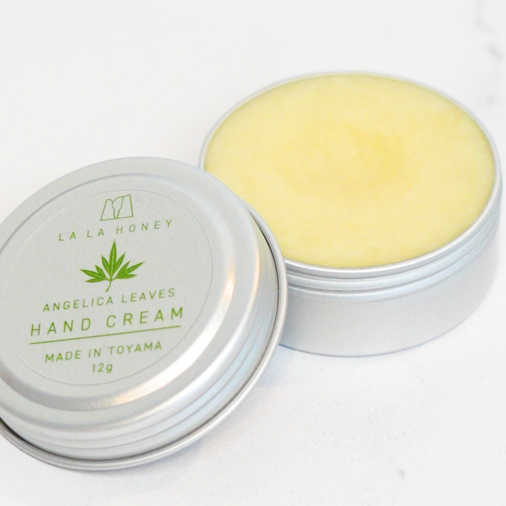 【LALA HONEY】Touki Leaf Handcream (Made in Japan, Toyama)