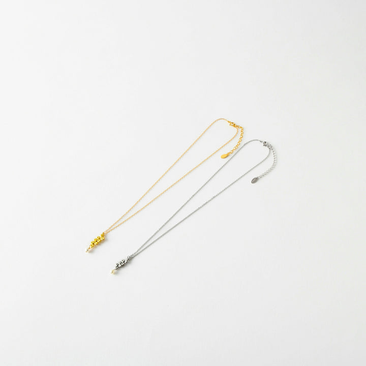 【Gold-Knot】Gold Leaf Necklace - Raindrop (Made in Japan, Ishikawa)