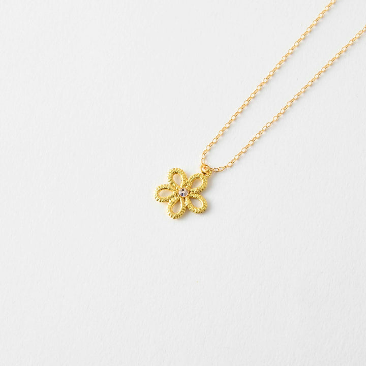 【Gold-Knot】Gold Leaf Necklace - Solo (Made in Japan, Ishikawa)