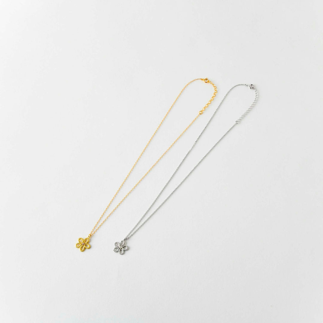 【Gold-Knot】Gold Leaf Necklace - Solo (Made in Japan, Ishikawa)