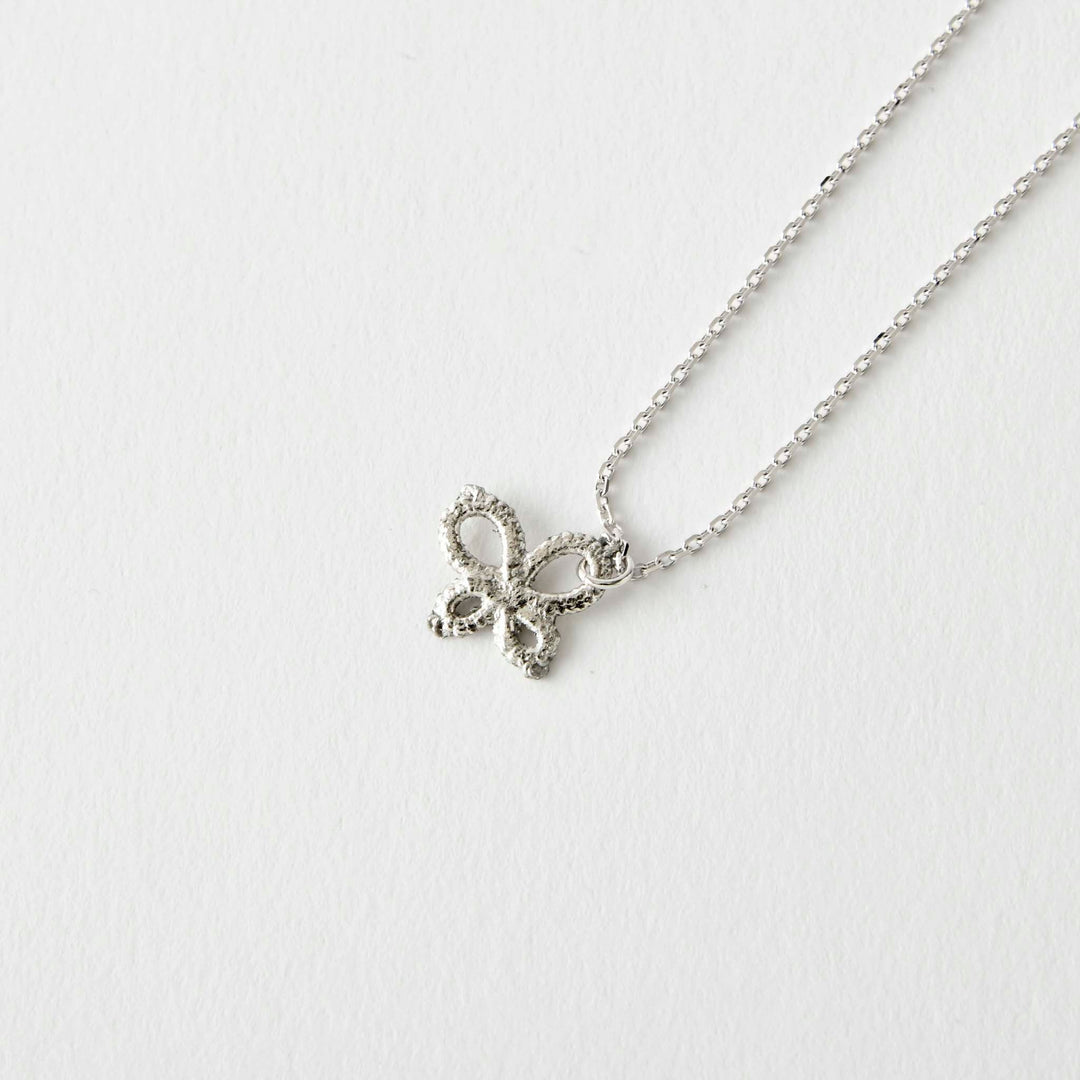 【Gold-Knot】Gold Leaf Necklace - "Choucho"=Butterfly (Made in Japan, Ishikawa)