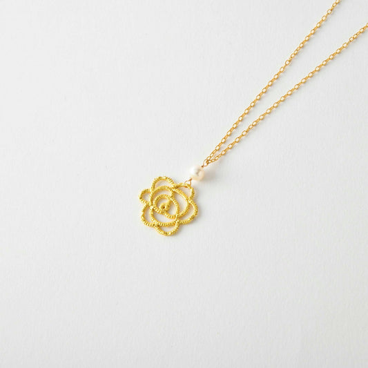 【Gold-Knot】Gold Leaf Necklace - Edel (Made in Japan, Ishikawa)