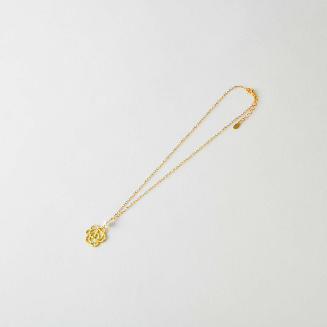 【Gold-Knot】Gold Leaf Necklace - Edel (Made in Japan, Ishikawa)