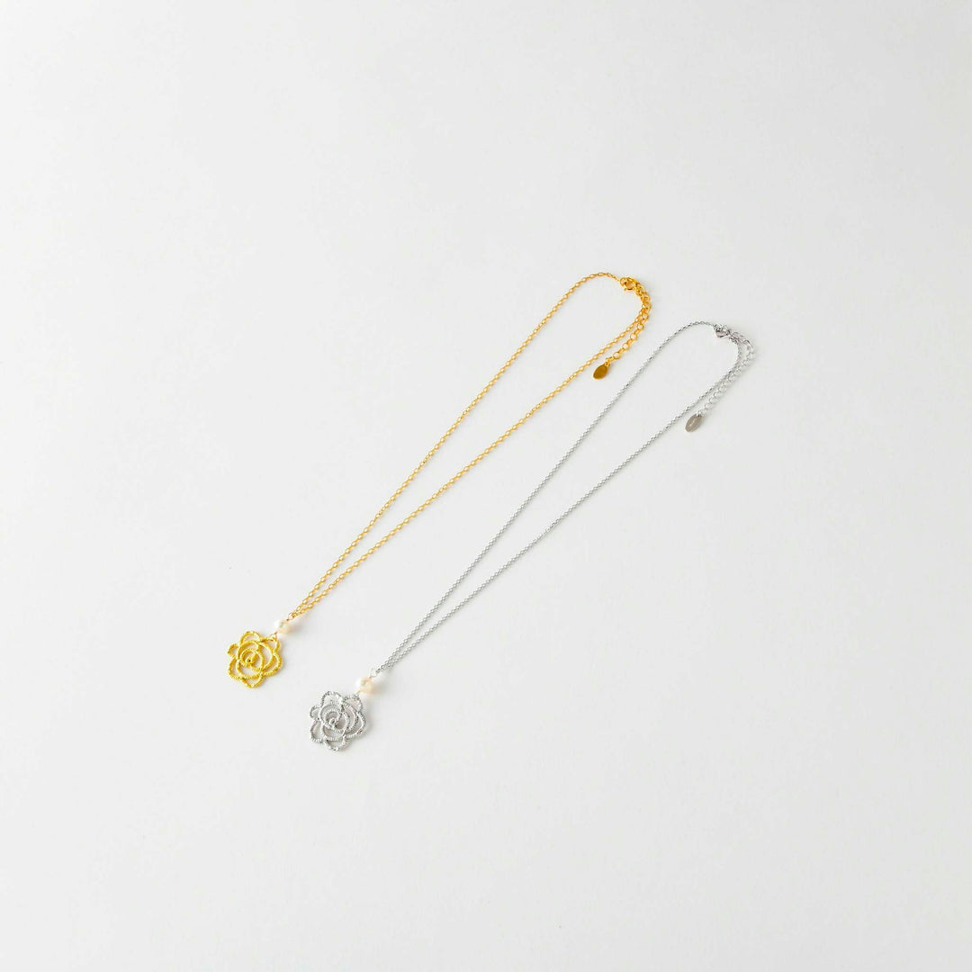 【Gold-Knot】Gold Leaf Necklace - Edel (Made in Japan, Ishikawa)