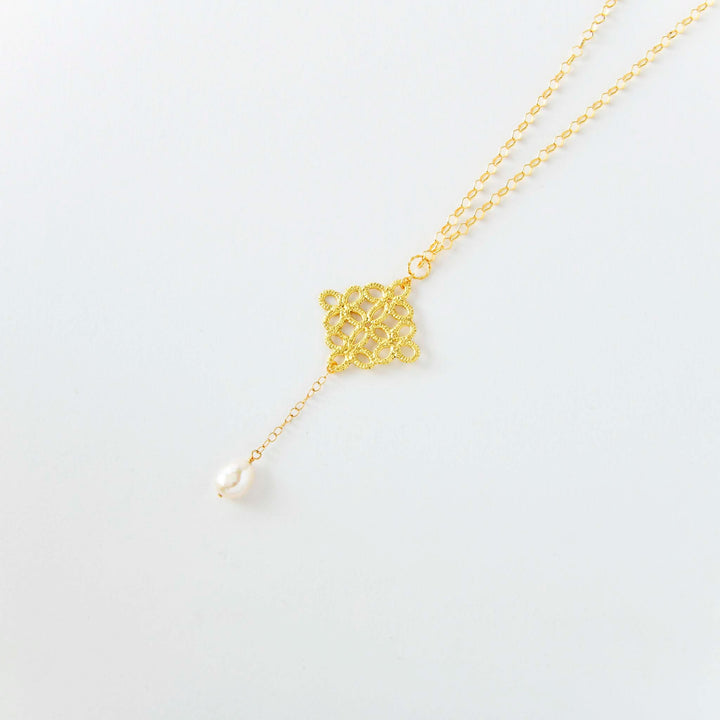 【Gold-Knot】Gold Leaf Pendant - Rhythm (Made in Japan, Ishikawa)