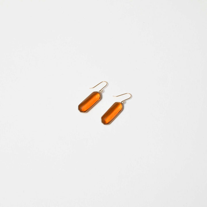 【Amberlogue】Amber Earrings (Made in Japan, Iwate)