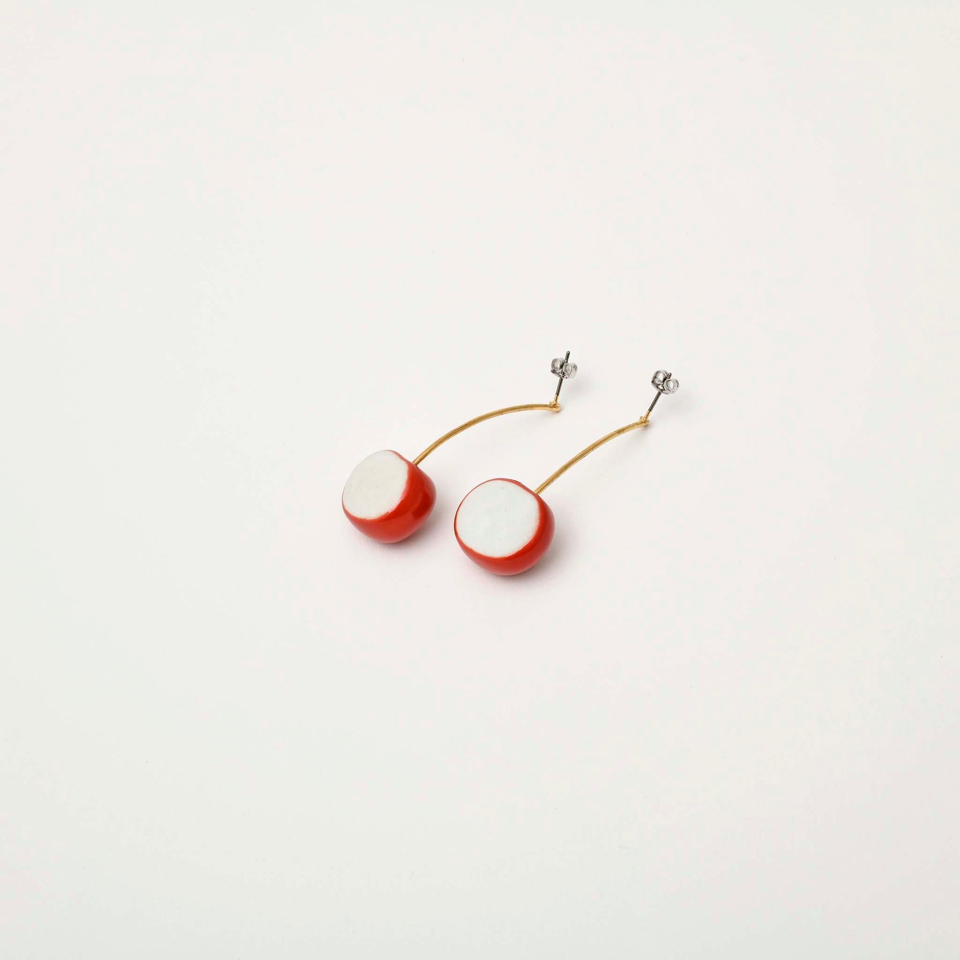 ARITAYAKI Cherry Earrings (Made in Japan)