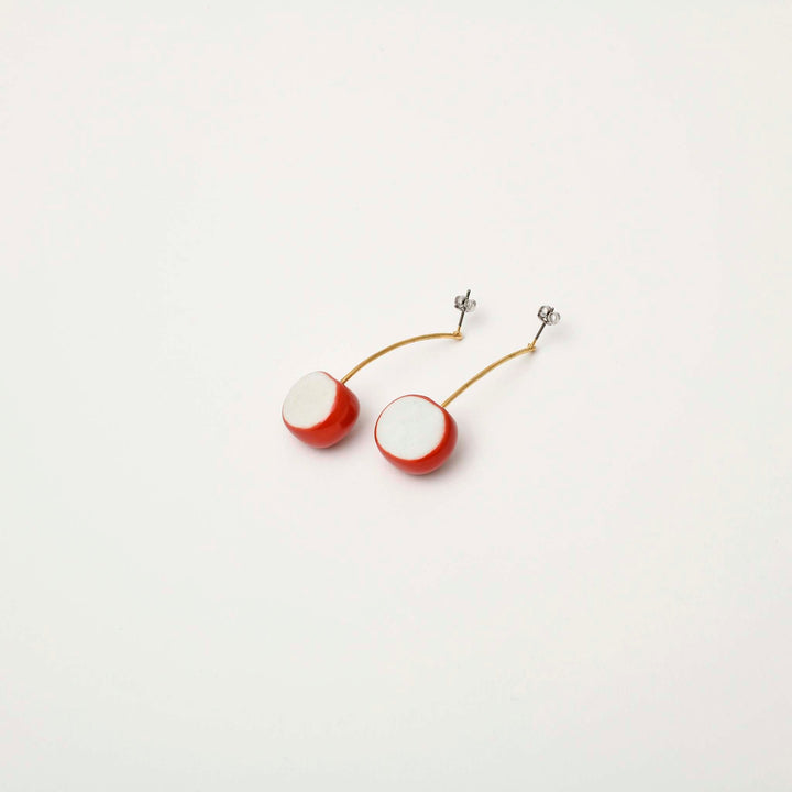 ARITAYAKI Cherry Earrings (Made in Japan)