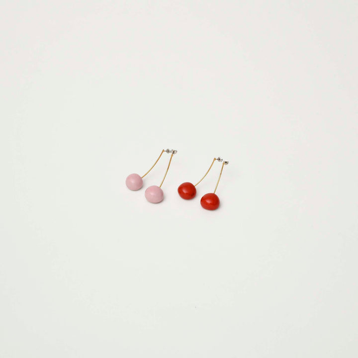 ARITAYAKI Cherry Earrings (Made in Japan)