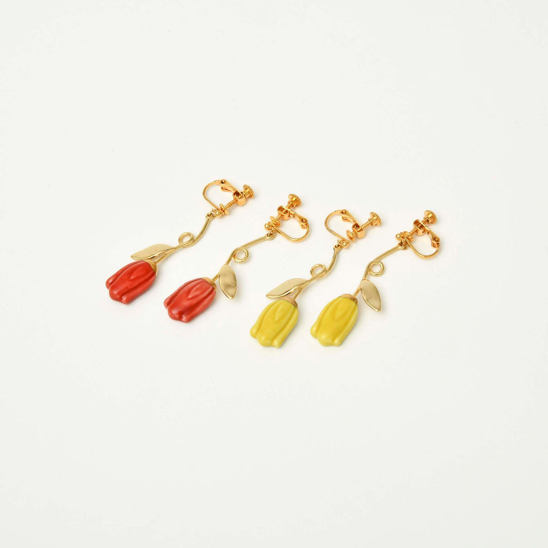 ARITAYAKI Tulip Ear Jewelry (Made in Japan)