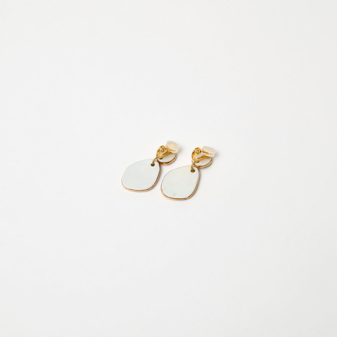 ARITAYAKI Enamel plate Ear Jewelry (Made in Japan)