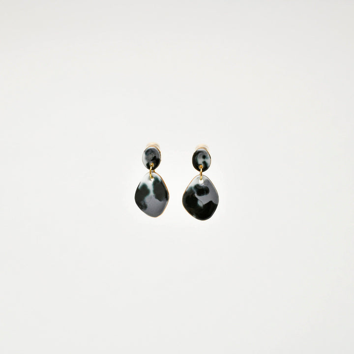 ARITAYAKI Enamel plate Ear Jewelry (Made in Japan)