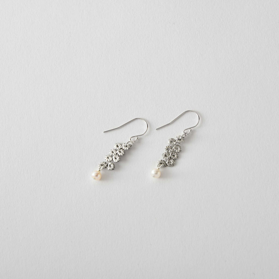 【Gold-Knot】Gold Leaf Earrings - Raindrop (Made in Japan, Ishikawa)