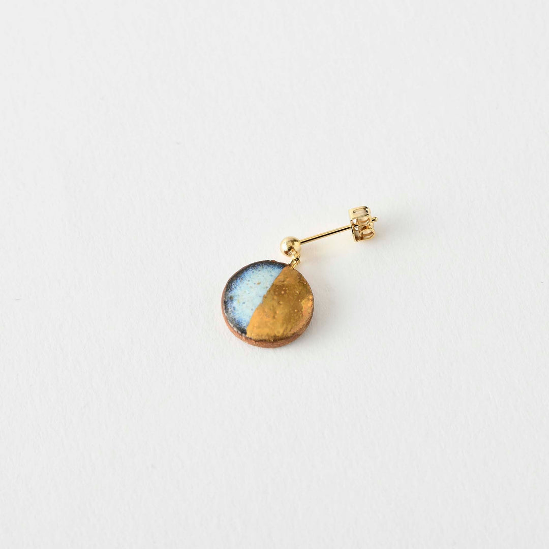 【Northern Blue】Yukinitsuki Earrings - Snow Moon S16 (Made in Japan, Akita)