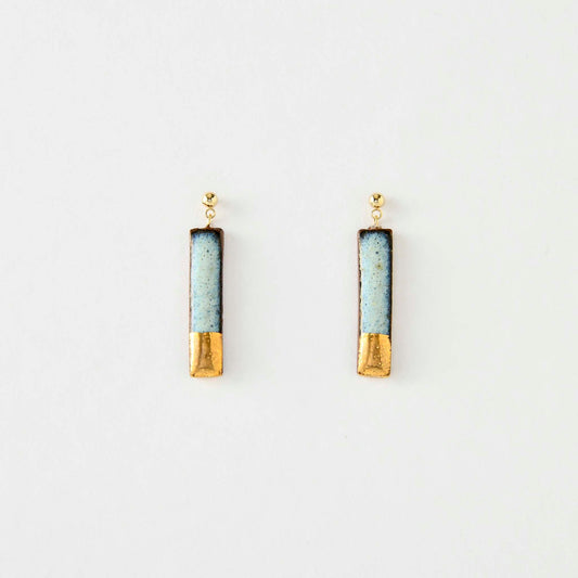 【Northern Blue】Yukinitsuki Earrings - Snow Moon S76 (Made in Japan, Akita)