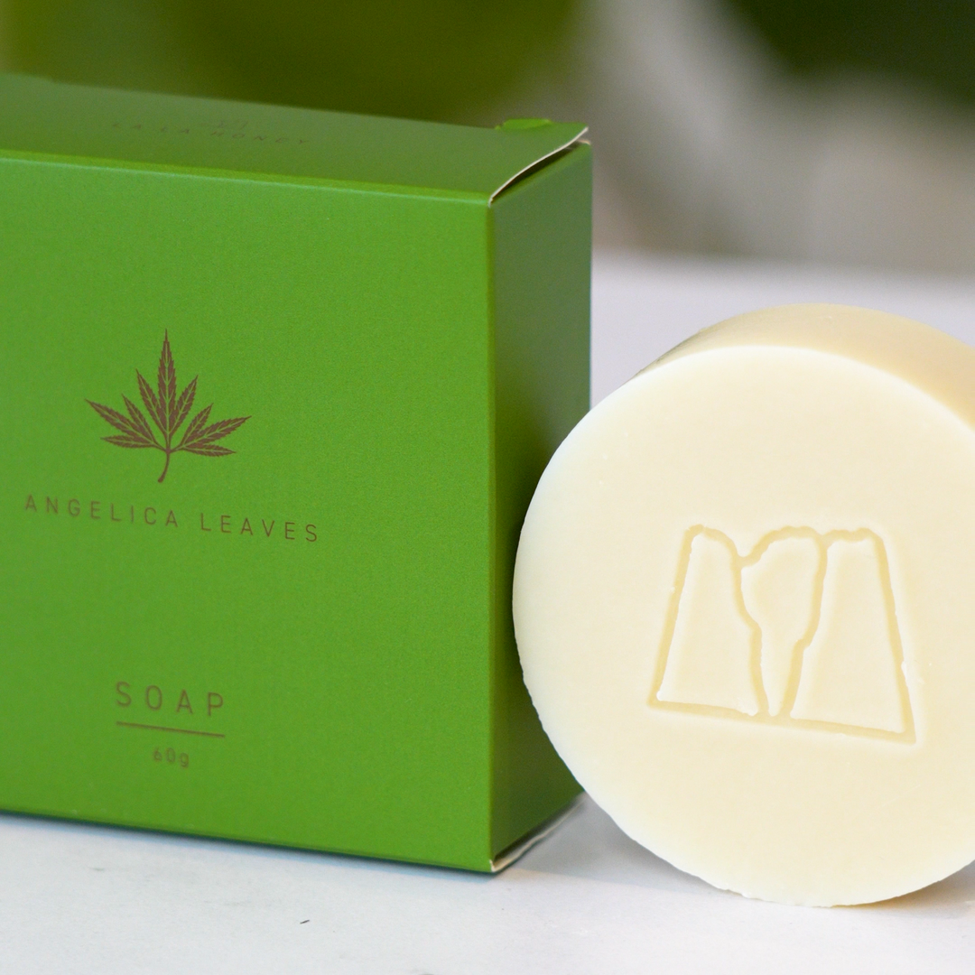 【LALA HONEY】Touki Leaf Soap (Made in Japan, Toyama)