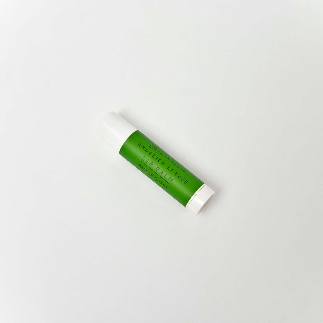 【LALA HONEY】Touki Leaf Lip Balm (Made in Japan, Toyama)