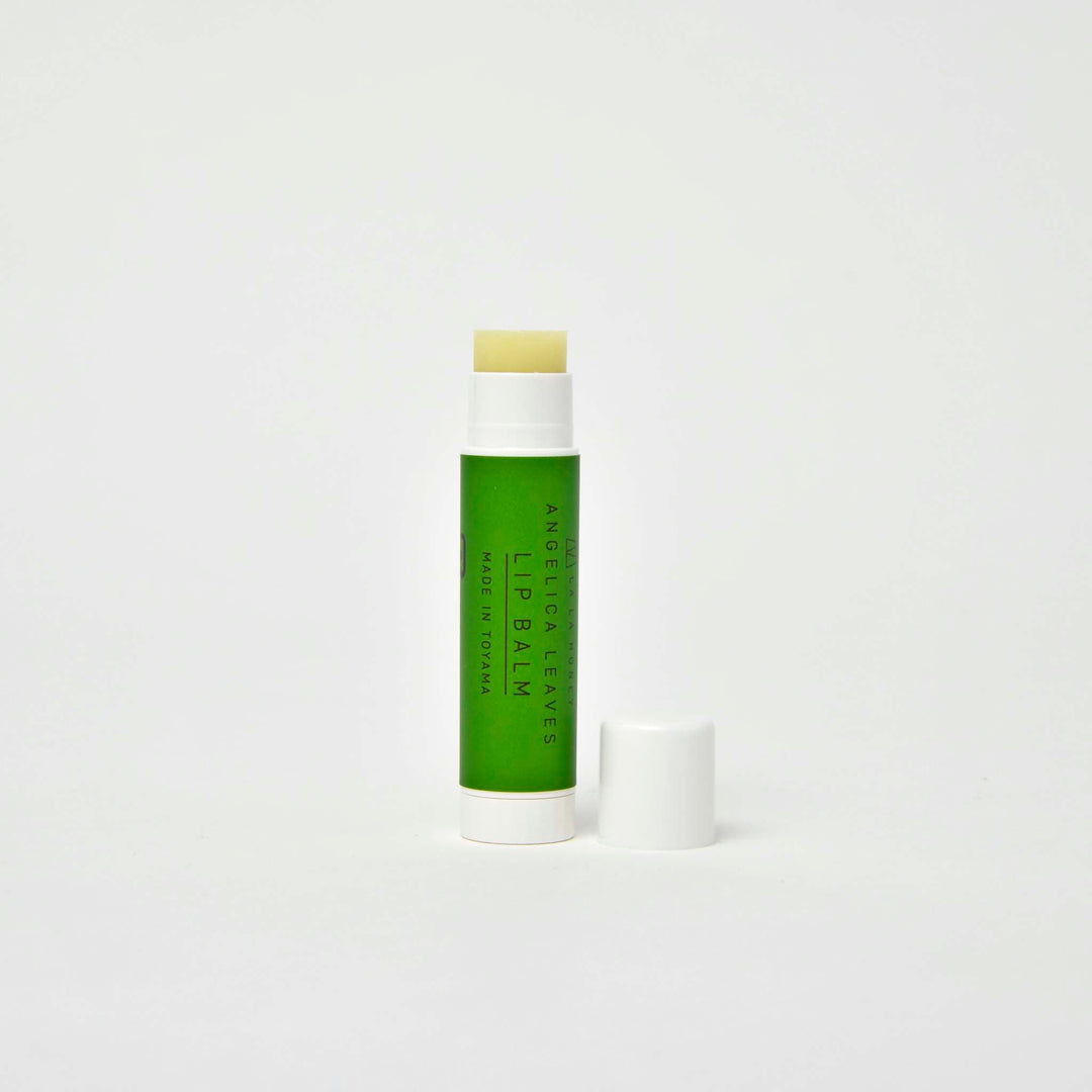 【LALA HONEY】Touki Leaf Lip Balm (Made in Japan, Toyama)