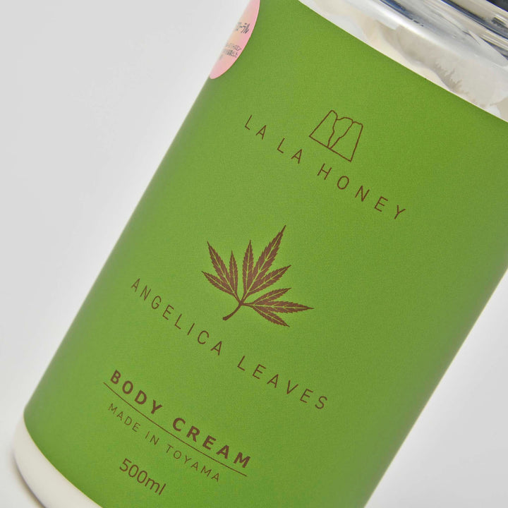 【LALA HONEY】Touki Leaf Body Cream (Made in Japan, Toyama)