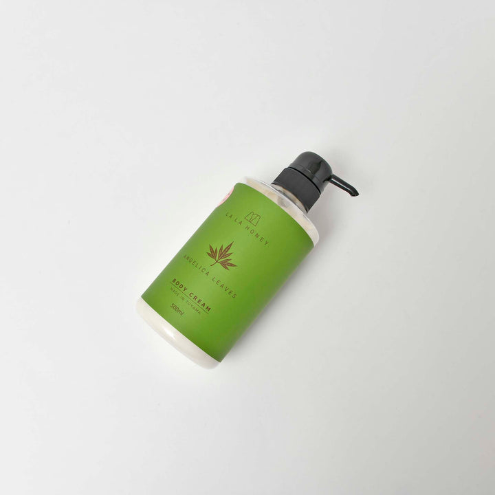 【LALA HONEY】Touki Leaf Body Cream (Made in Japan, Toyama)