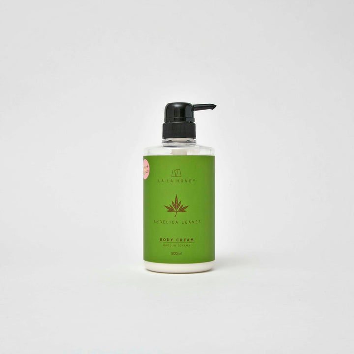 【LALA HONEY】Touki Leaf Body Cream (Made in Japan, Toyama)