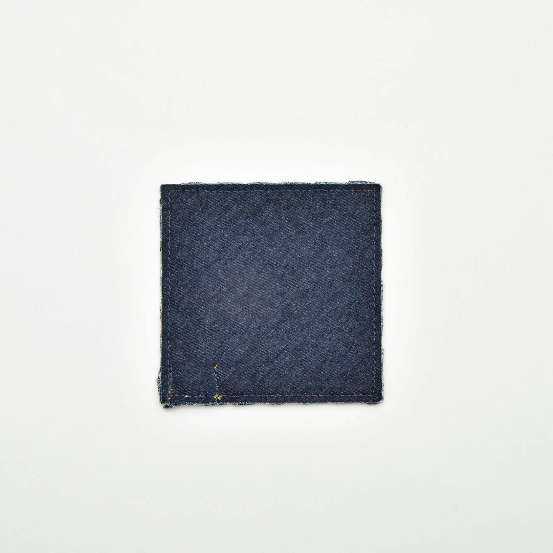 【POOLOCE】Denim Square Coaster (Made in Japan, Hiroshima)