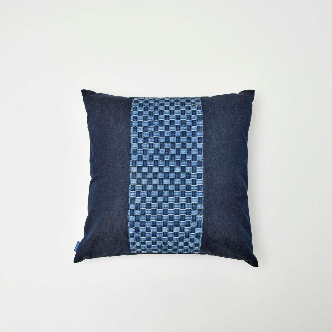 【POOLOCE】Denim Cushion Cover (Made in Japan, Hiroshima)