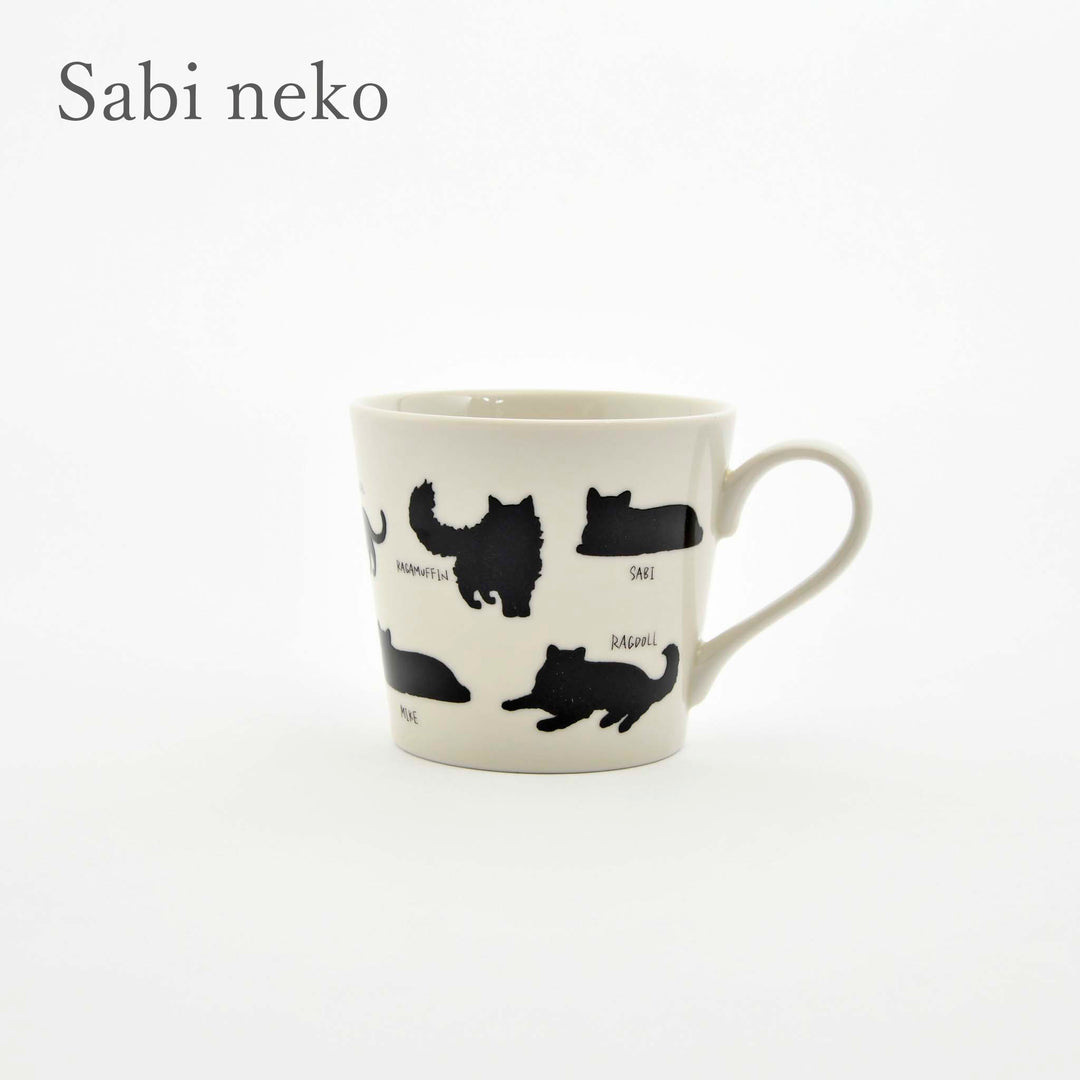 【MARUMO TAKAGI】Heat-sensitive Color & Design Change Cute Cat Mug (Made in Japan, Gifu)