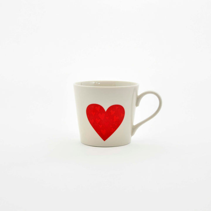 【MARUMO TAKAGI】Heat-sensitive Color & Design Change Mug Full of Heart NB Mug (Made in Japan, Gifu)