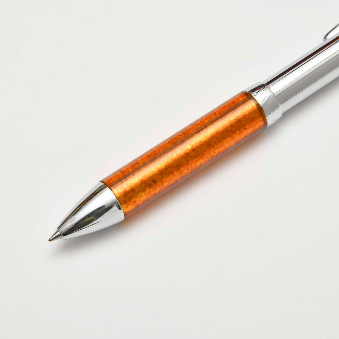 【Amberlogue】Ballpoint Pen with Kuji Amber (Made in Japan, Iwate)