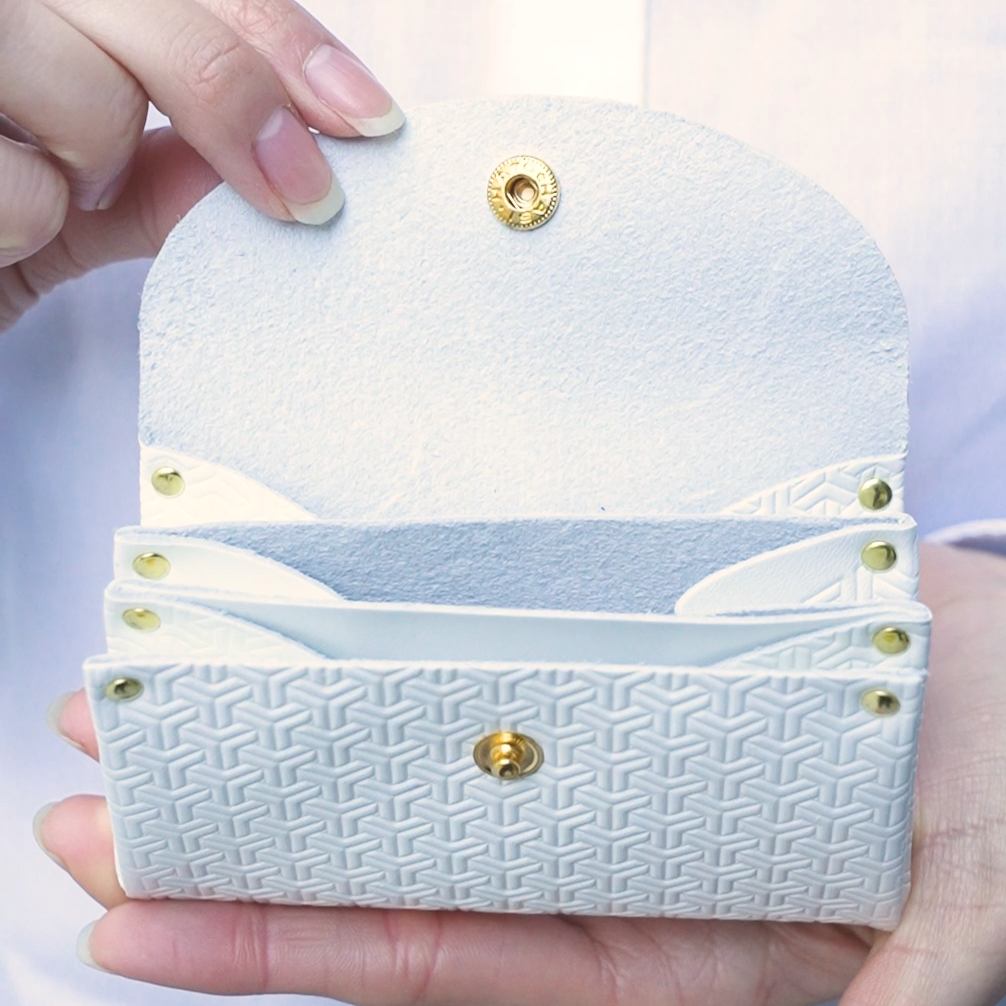 【SAKURA WAQS】Bishamonten Pattern Origami Mini Wallet (Made in Japan, Tokyo)