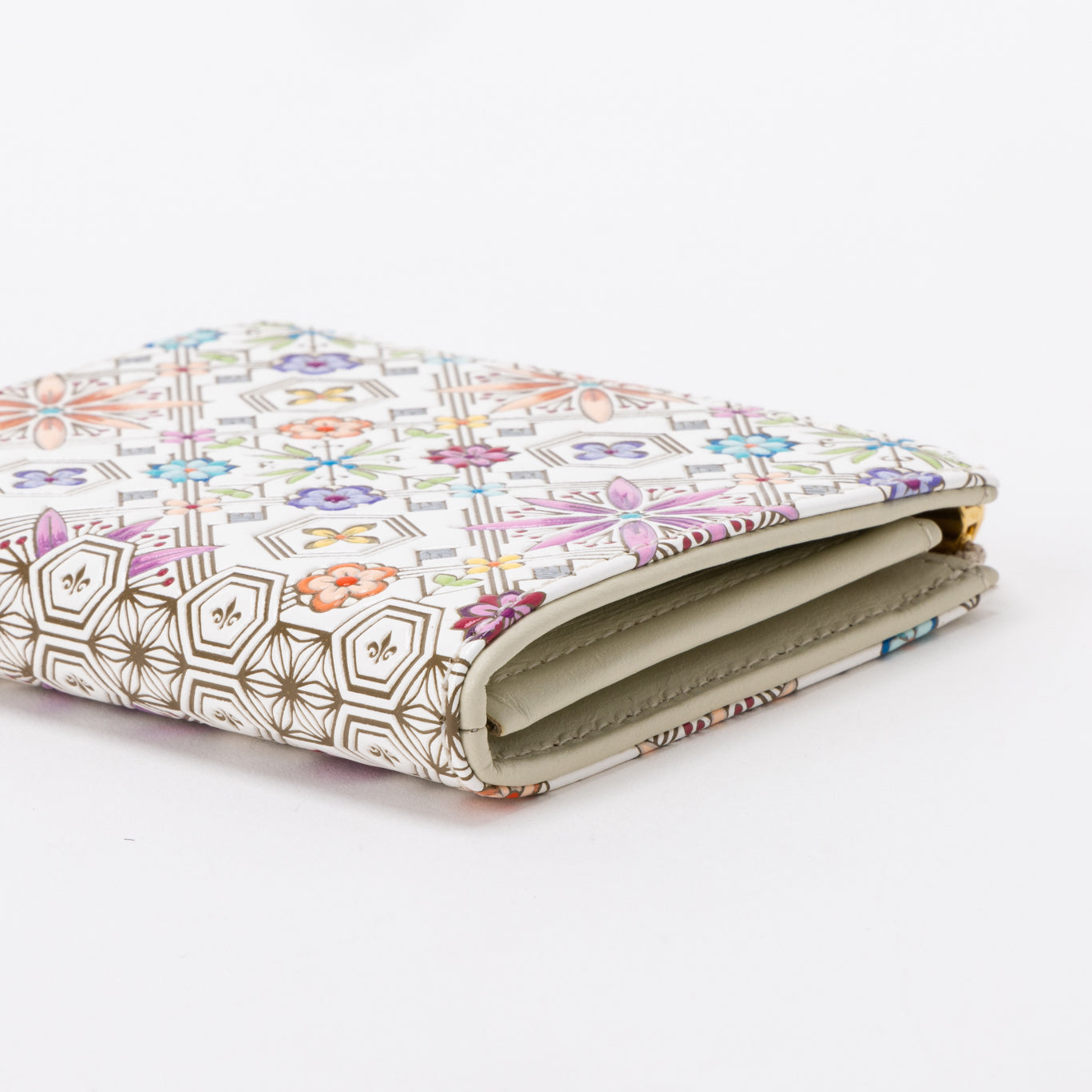 L-shaped Zipper Mini Wallet Hanabishi