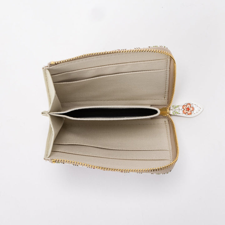 L-shaped Zipper Mini Wallet Hanabishi