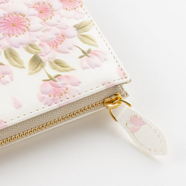 L-shaped Zipper Long Wallet Yaezakura