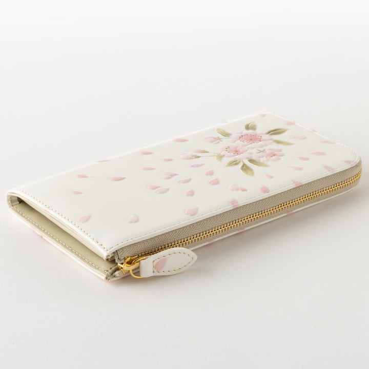 L-shaped Zipper Long Wallet Yaezakura