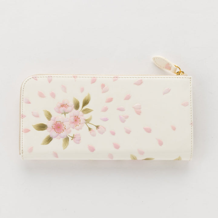 L-shaped Zipper Long Wallet Yaezakura