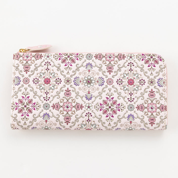 L-shaped Zipper Long Wallet Silkroad