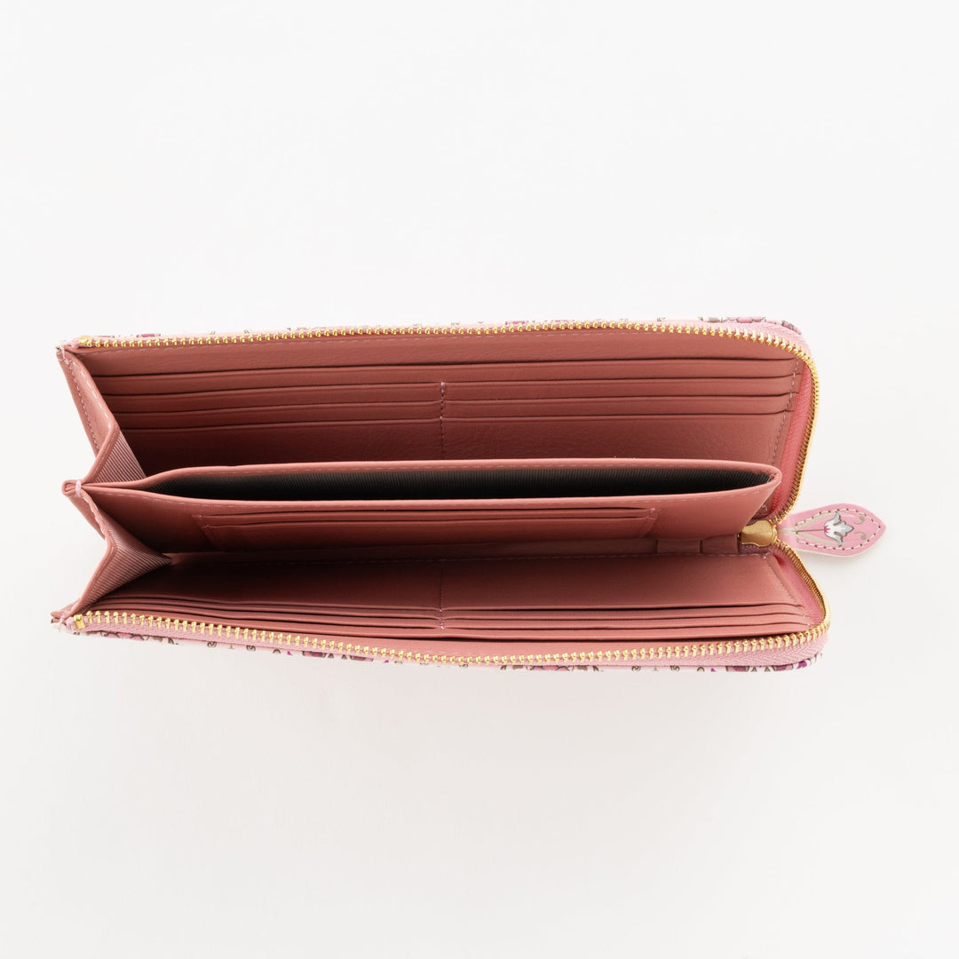 L-shaped Zipper Long Wallet Silkroad