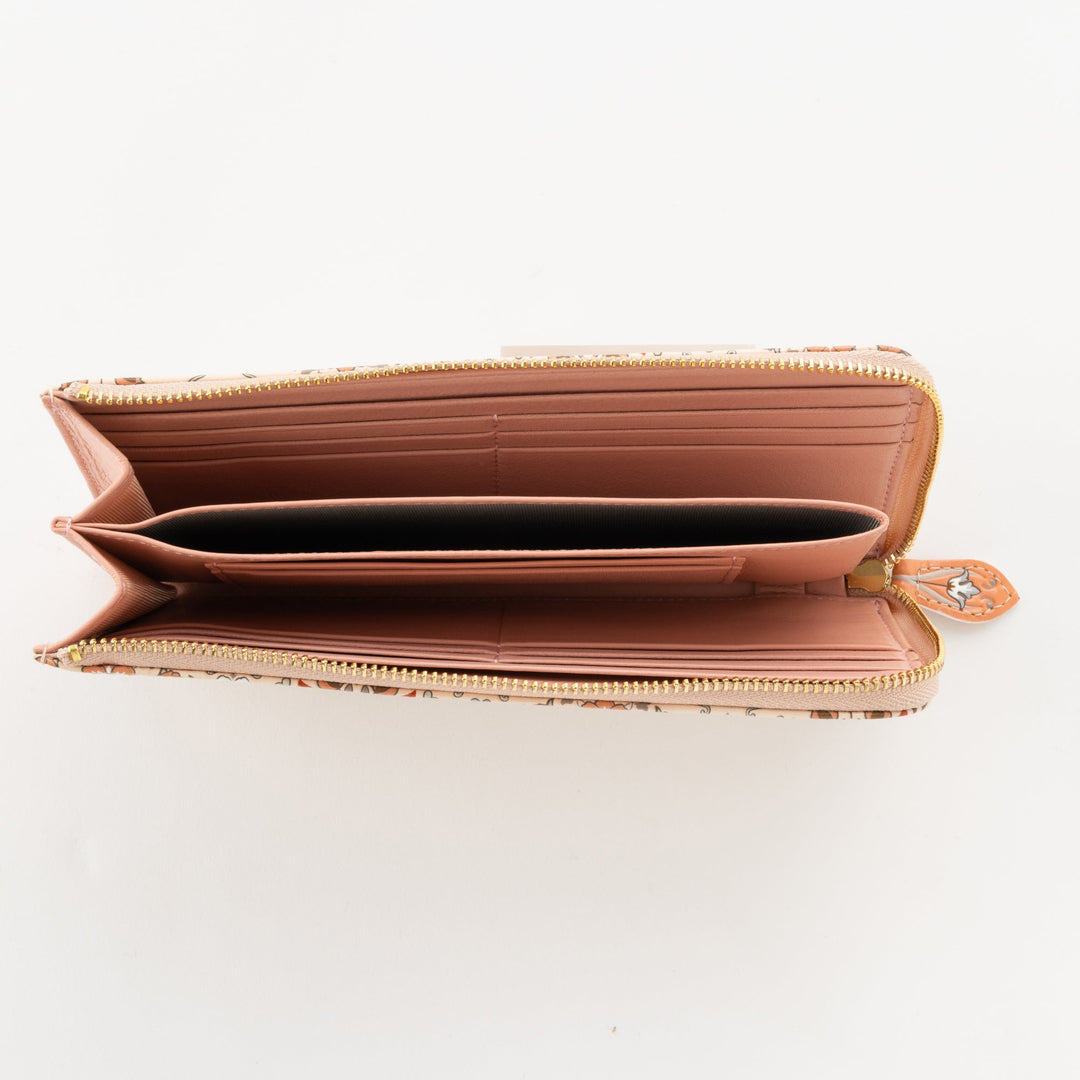 L-shaped Zipper Long Wallet Silkroad