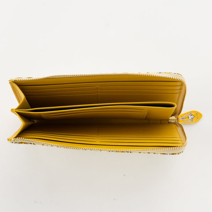 L-shaped Zipper Long Wallet Silkroad